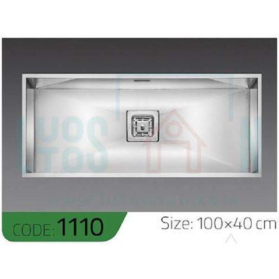 سینک ظرفشویی توکار الکا استیل کد 1110