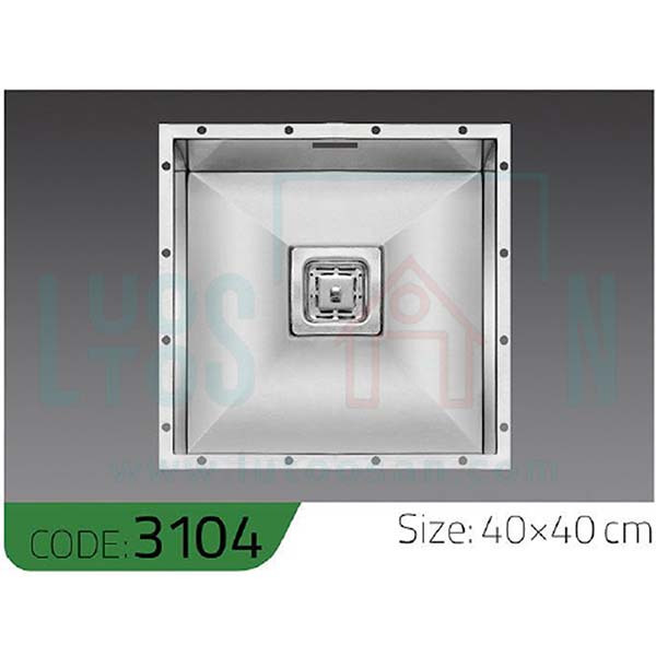 3104 سینک استیل تو کار الکا کد 3104