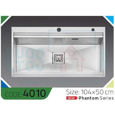 سینک ظرفشویی الکا استیل کد 4010