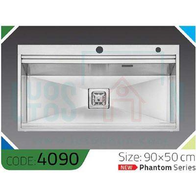 سینک ظرفشویی الکا استیل مدل 4090