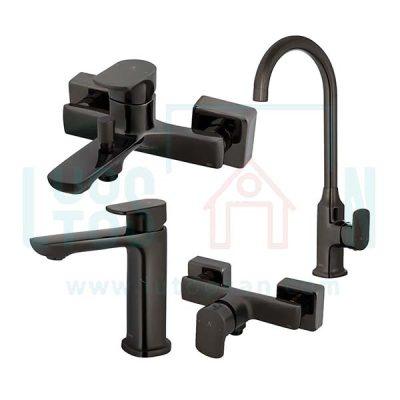 ست شیرالات البرز روز مدل ویزارد ست مشکی