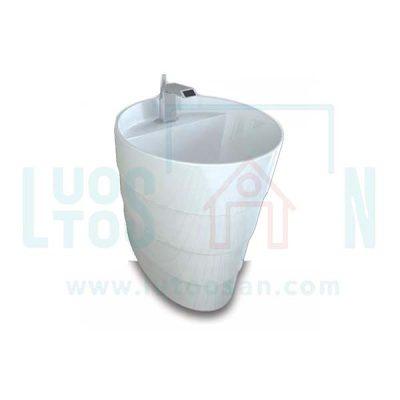 روشویی نیم پایه چینی بهداشتی گلسار مدل وینر