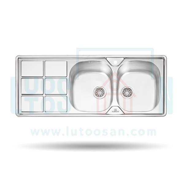 Parnian-1224 سینک ظرفشویی پرنیان کد PS 1224