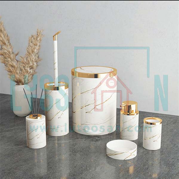 Rosha-tarhsang-sefid-talaii ست روشا سفید طلایی