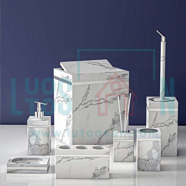 Roya-tarhsang-sefidcrom ست رویا طرح سنگ سفید کروم