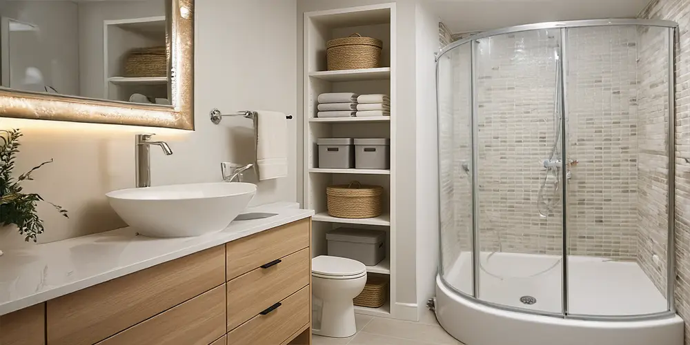 به حداکثر رساندن فضای ذخیره‌سازی در حمام