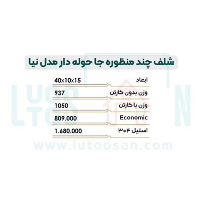 شلف چندمنظوره نیکاد مدل نیا کد 215