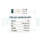 شلف جاحوله ای مدل هانا کد 218