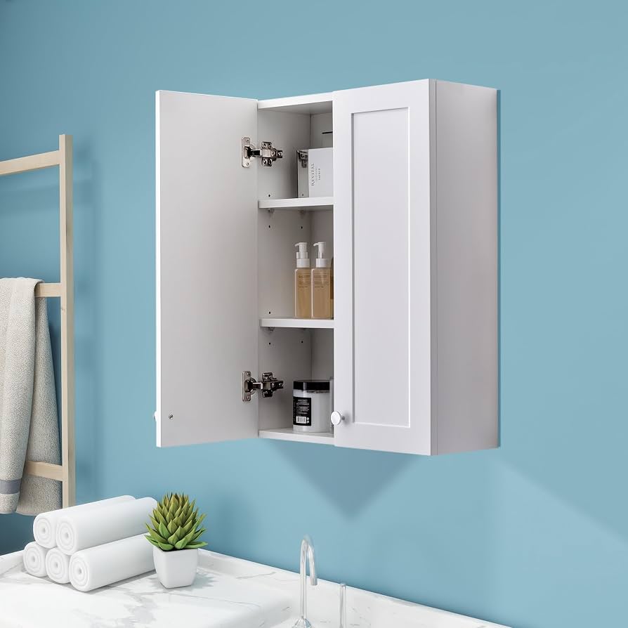 6 ایده کابینت دیواری حمام برای داشتن فضای بدون شلوغی